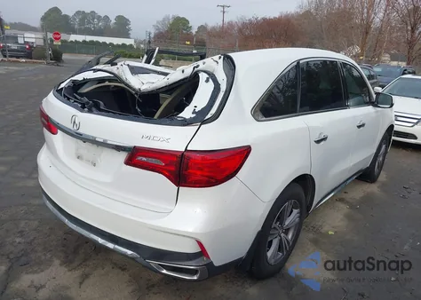 2020 Acura Mdx Standard from USA, damaged, VIN 5J8YD3H36LL015498